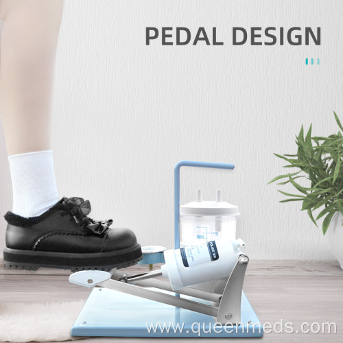 Medical Portable manual foot pedal Phlegm Suction Machine
